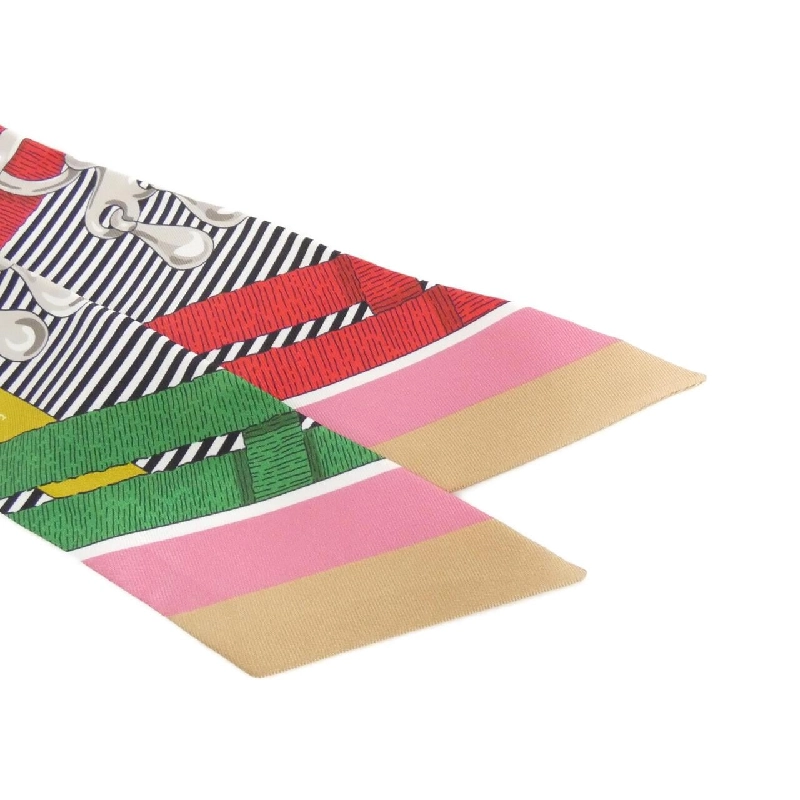 【Sản phẩm chưa sử dụng】Khăn quàng cổ Hermès MORS A JOUETS CHEMIES Twilly 063419S 624261