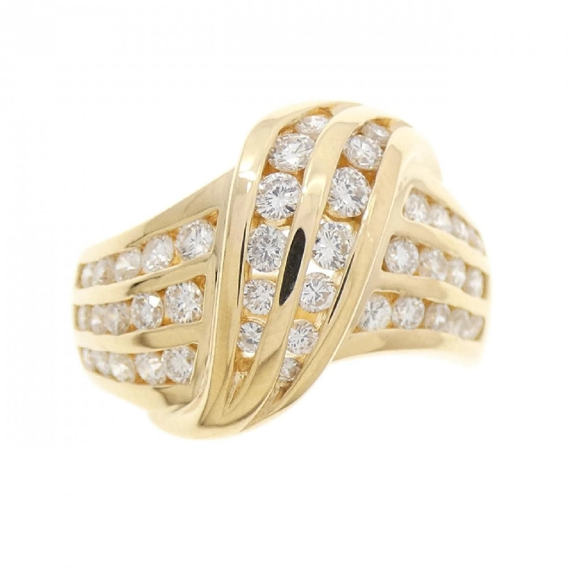 Nhẫn kim cương K18YG 0.84CT 667540