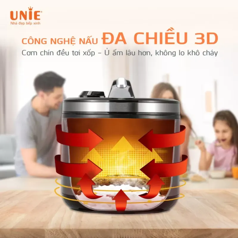 Nồi cơm điện UNIE UE – 625 dung tích 1.8L 783675