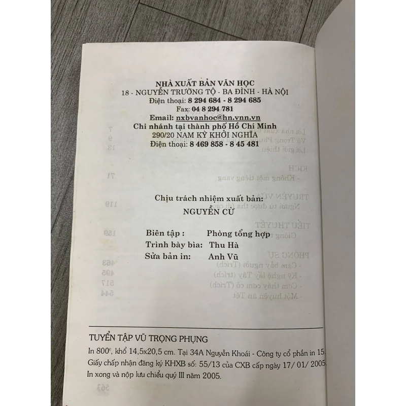 Tuyển tập vũ trọng phụng. Bộ 2 tập. 1b5 509651
