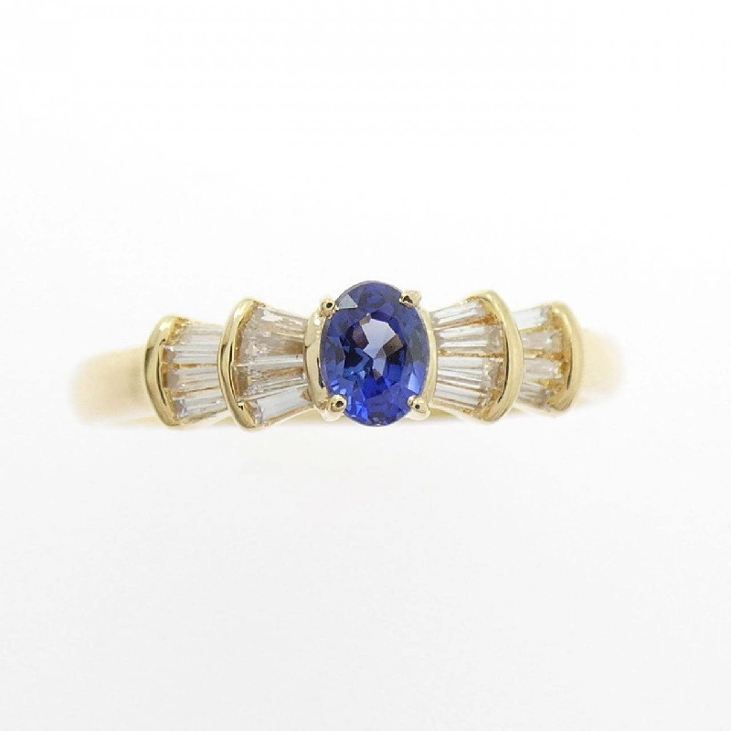 Nhẫn Sapphire K18YG - Hàng hiệu Chính hãng 854025