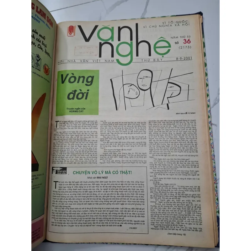 Báo Văn Nghệ 2001 số 27 đến số 39 799223