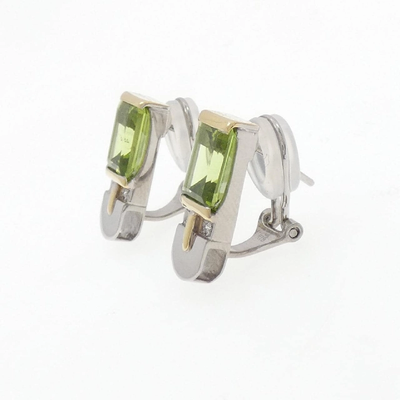 PT900/K14WG/K18 Peridot Bông tai/Khuyên tai 4.56CT - Hàng hiệu Chính hãng 867209
