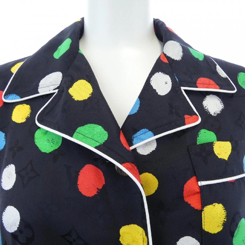 Áo sơ mi ngủ in chấm LOUIS VUITTON LV×YK - Hàng hiệu Authentic 823680