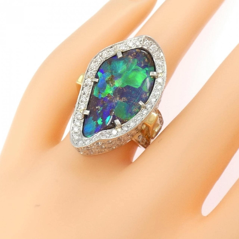 SHOW YAMAGATA Nhẫn Boulder Opal 13.42CT - Hàng hiệu Chính hãng 837710