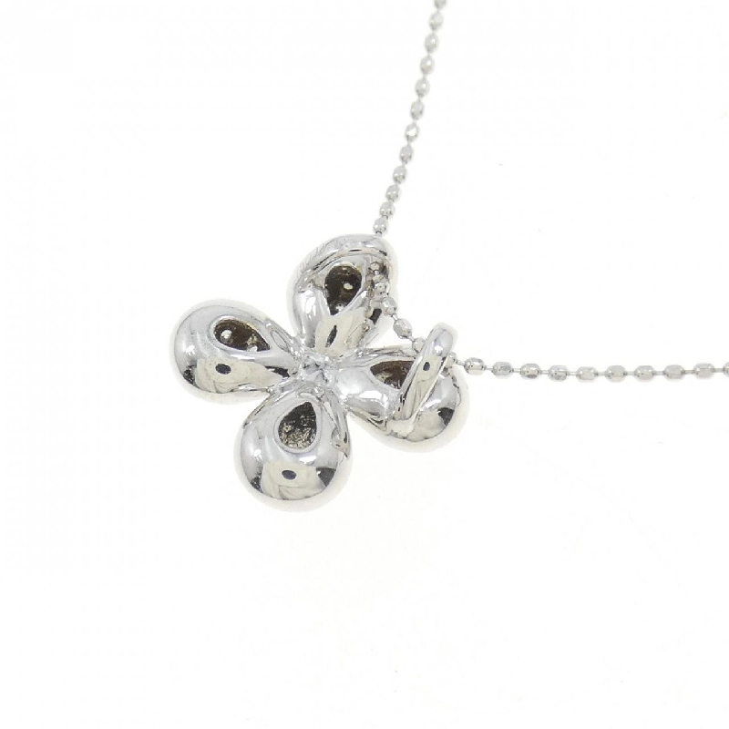 Dây chuyền kim cương hoa 750WG/K18WG 0.15CT - Hàng hiệu Chính hãng 868003