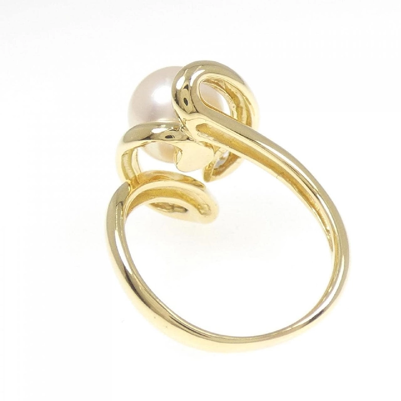 Nhẫn ngọc trai Akoya K18YG 8mm - Hàng hiệu Authentic 850944