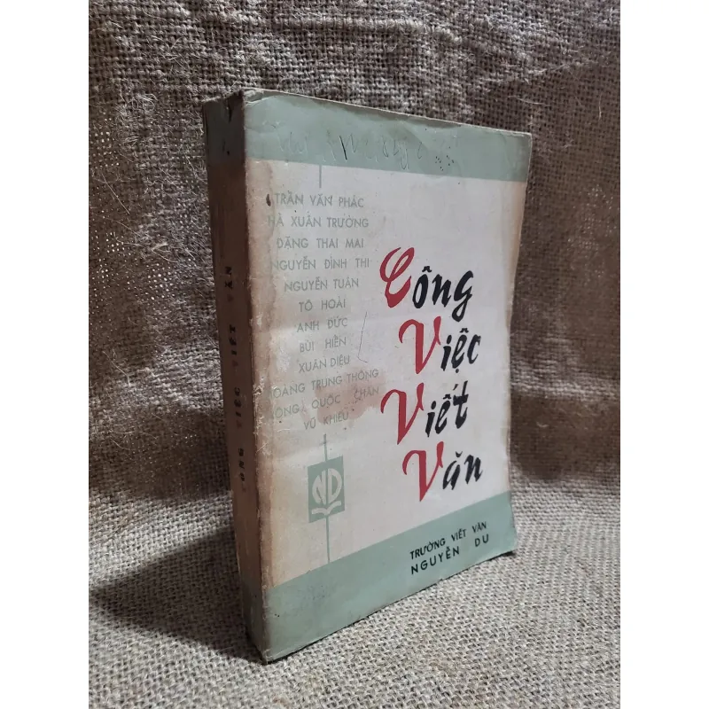 CÔNG VIỆC VIẾT VĂN - TRƯỜNG VIẾT VĂN NGUYỄN DU 714305