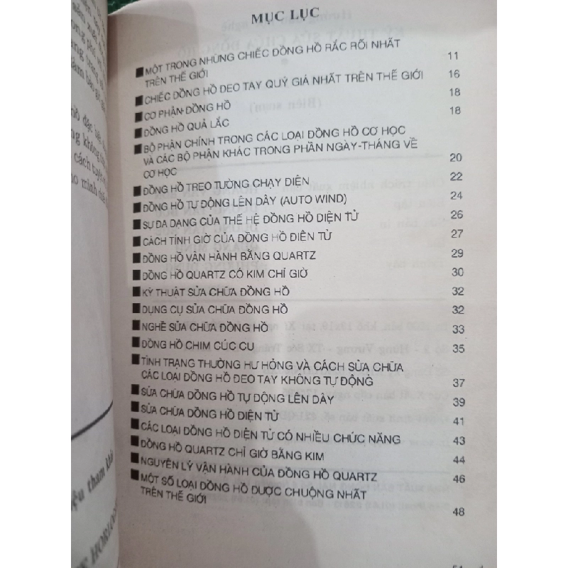 Kỹ thuật sửa chữa đồng hồ - Thanh Lam biên soạn 546151
