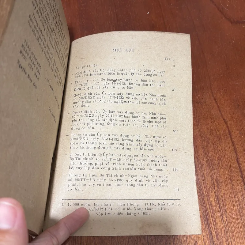 II Sách Chính Trị: Chế Độ Mới Về Xây Dựng Cơ Bản (Tập 1) - 1984 777761