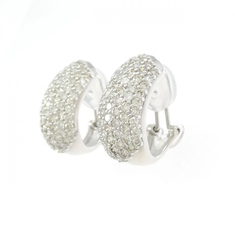 K18WG Bông tai kim cương Pavé 3.00CT - Hàng hiệu Chính hãng 867977