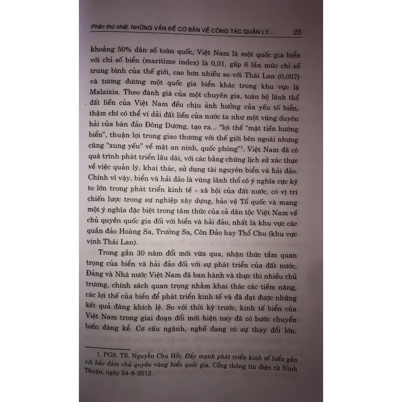Quản lý nhà nước tổng hợp và thống nhất về Biển, Hải Đảo 744804