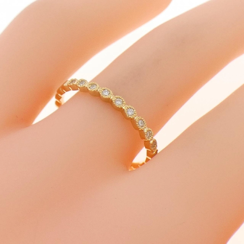 Nhẫn kim cương K18YG 0.10CT - Hàng hiệu chính hãng 852244