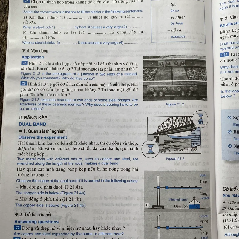 (Song ngữ) Vật Lí 6 song ngữ Việt Anh 603166