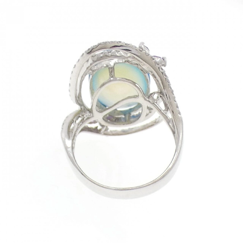 Nhẫn đá màu K18WG - Hàng hiệu Authentic 850857