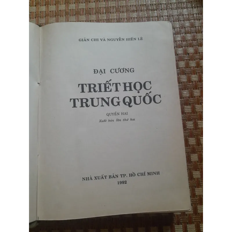 ĐẠI CƯƠNG TRIẾT HỌC TRUNG QUỐC 762409