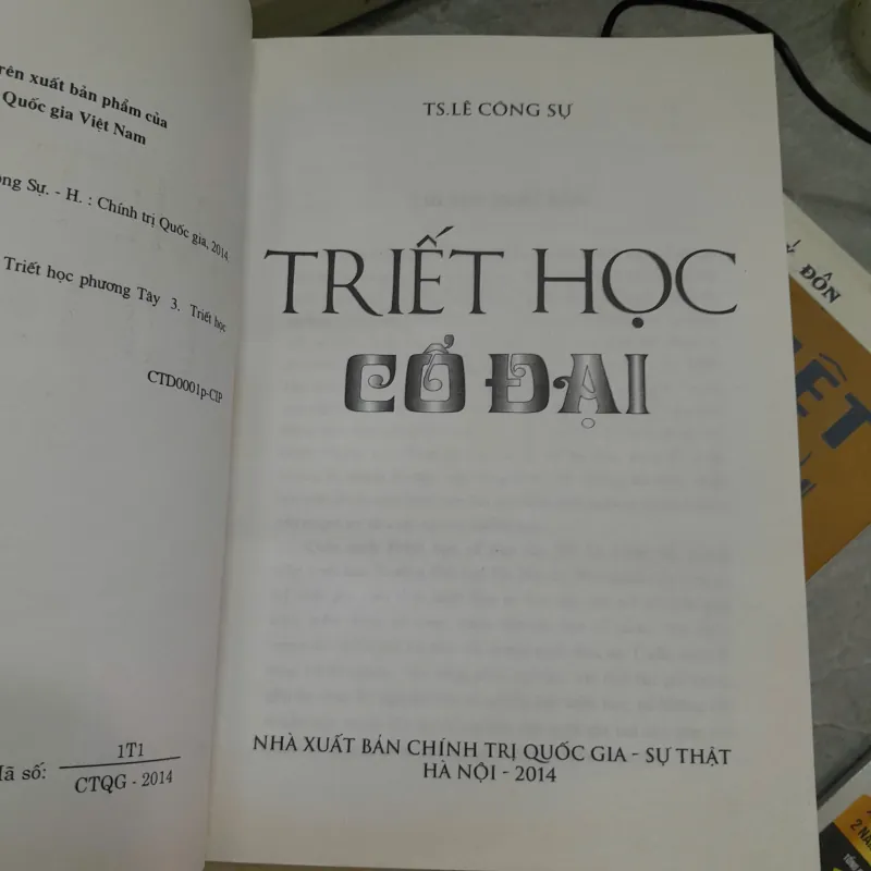 TRIẾT HỌC CỔ ĐẠI - LÊ CÔNG SỰ 726932