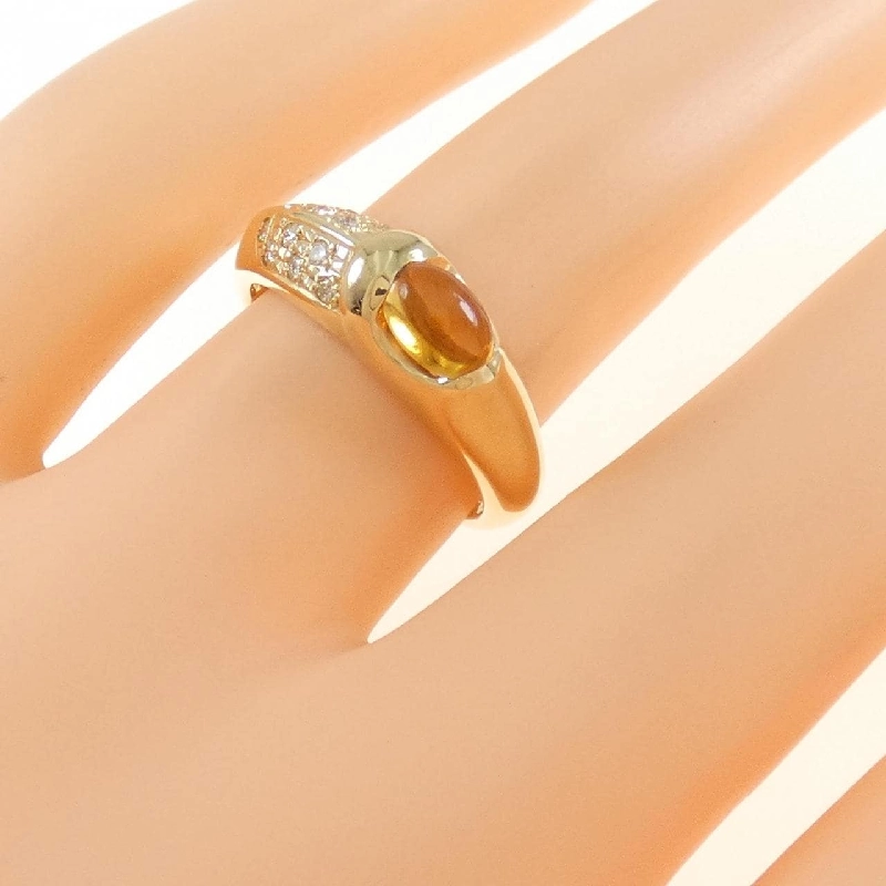 Nhẫn Citrine K18YG - Hàng hiệu Chính hãng 859668