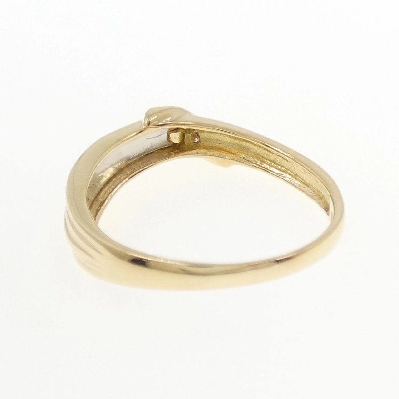 Nhẫn kim cương K18YG/PT900 0.04CT 666620