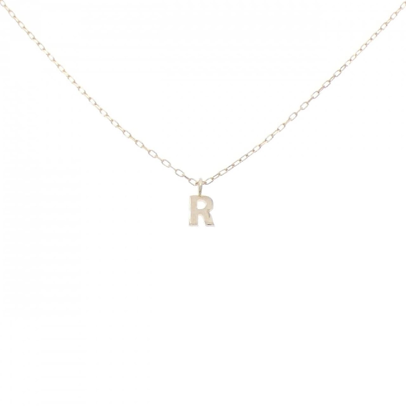 K10YG Chữ cái R Dây chuyền - Hàng hiệu Chính hãng 857868