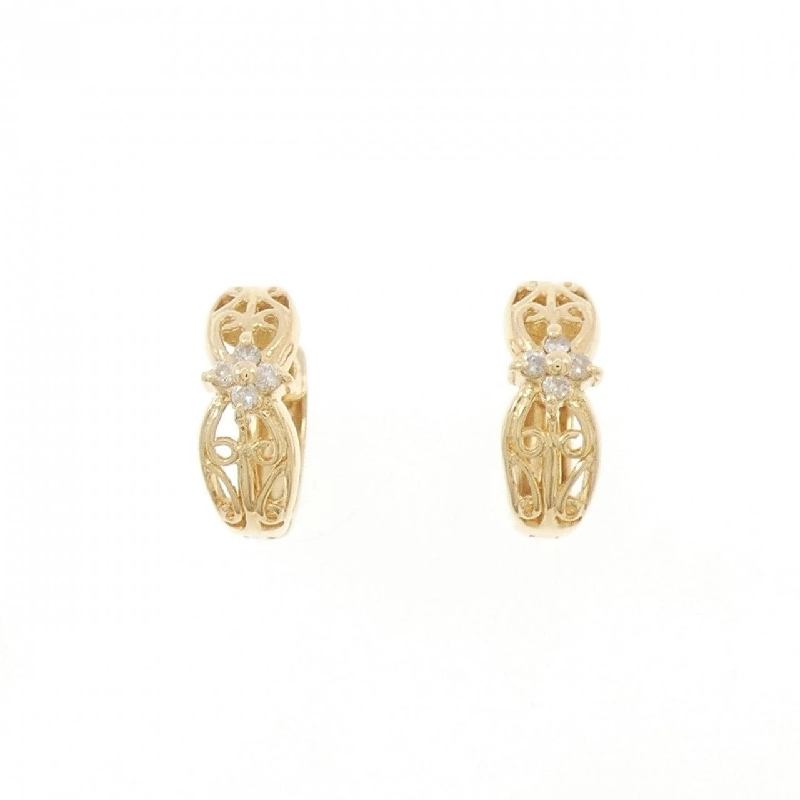 K18YG Bông tai kim cương 0.06CT - Hàng hiệu Chính hãng 867115