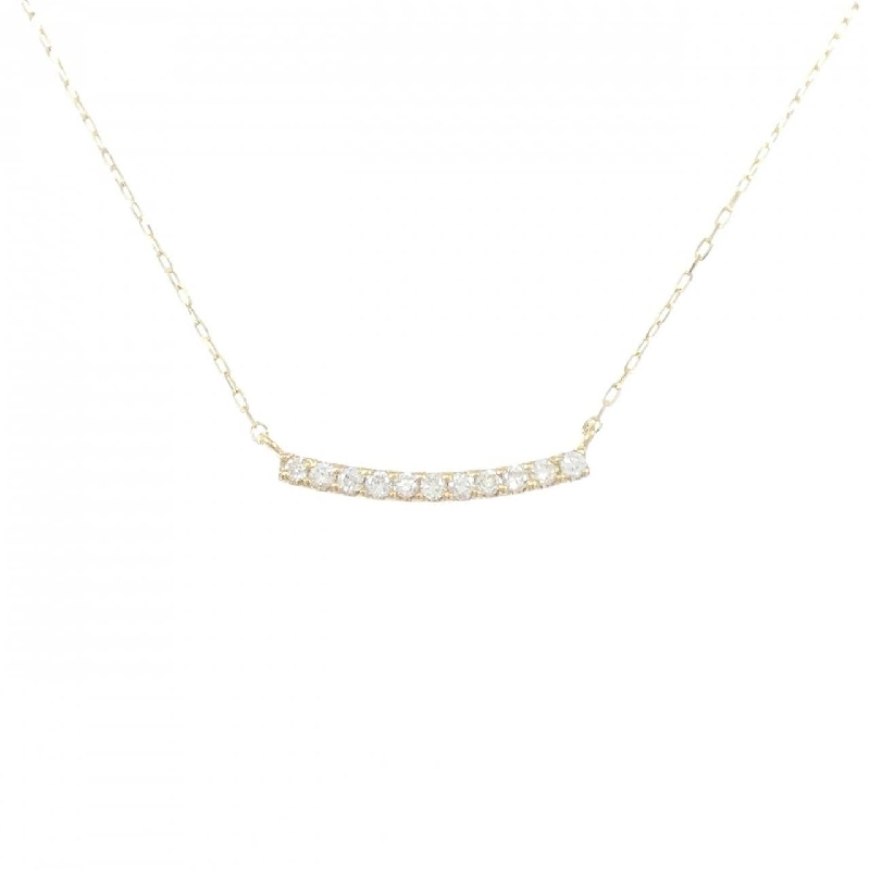 K18YG Dây chuyền kim cương 0.10CT - Hàng hiệu Chính hãng 856522