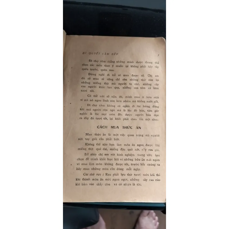 Sách xưa Bí quyết làm bếp_Bà Hạnh Loan_ Hiếm còn sót lại 797719