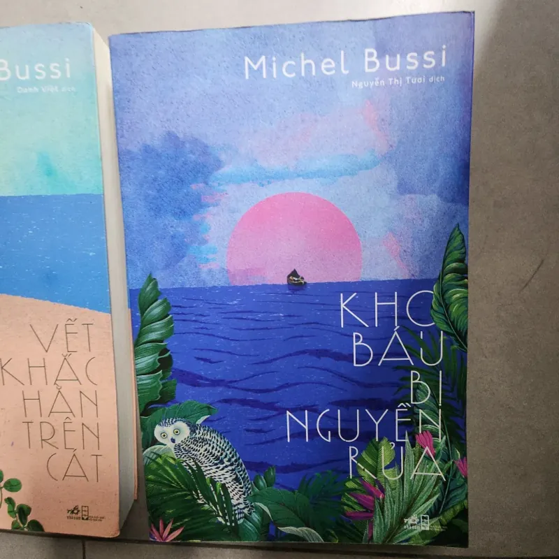 Sách combo 2 quyển Kho báu bị nguyền rủa và Vết khắc hằn trên cát của Bussi 503542