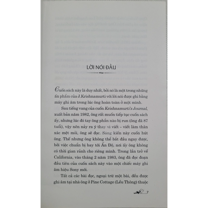 Trò chuyện với hiện thể - Jiddu Krishnamurti (còn mới 90%) 494838