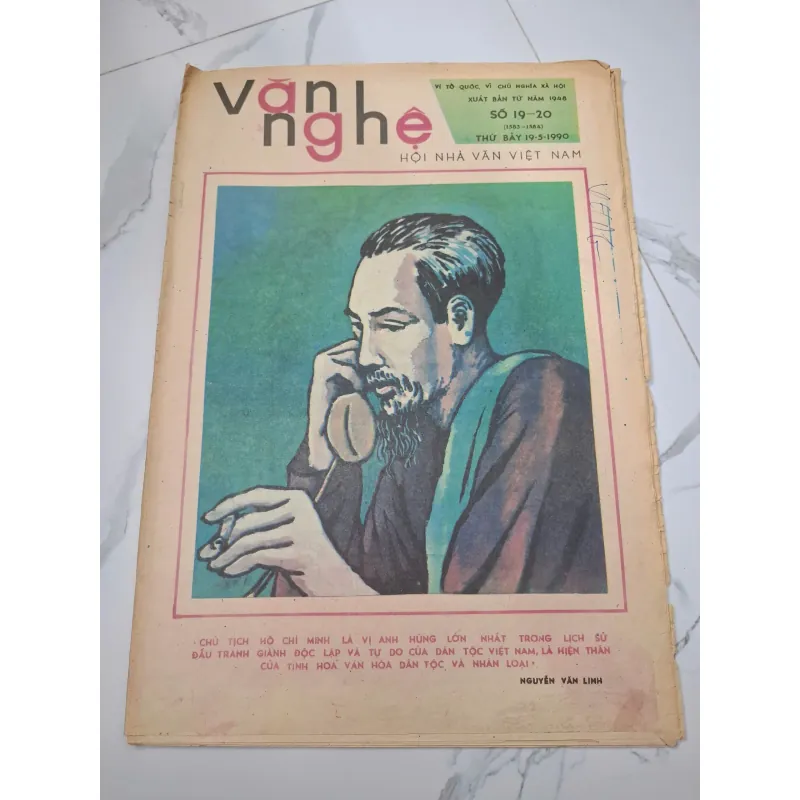 Báo Văn Nghệ Số 19-20 (19-5-1990) - Nguyễn Văn Linh (trích dẫn) 960363