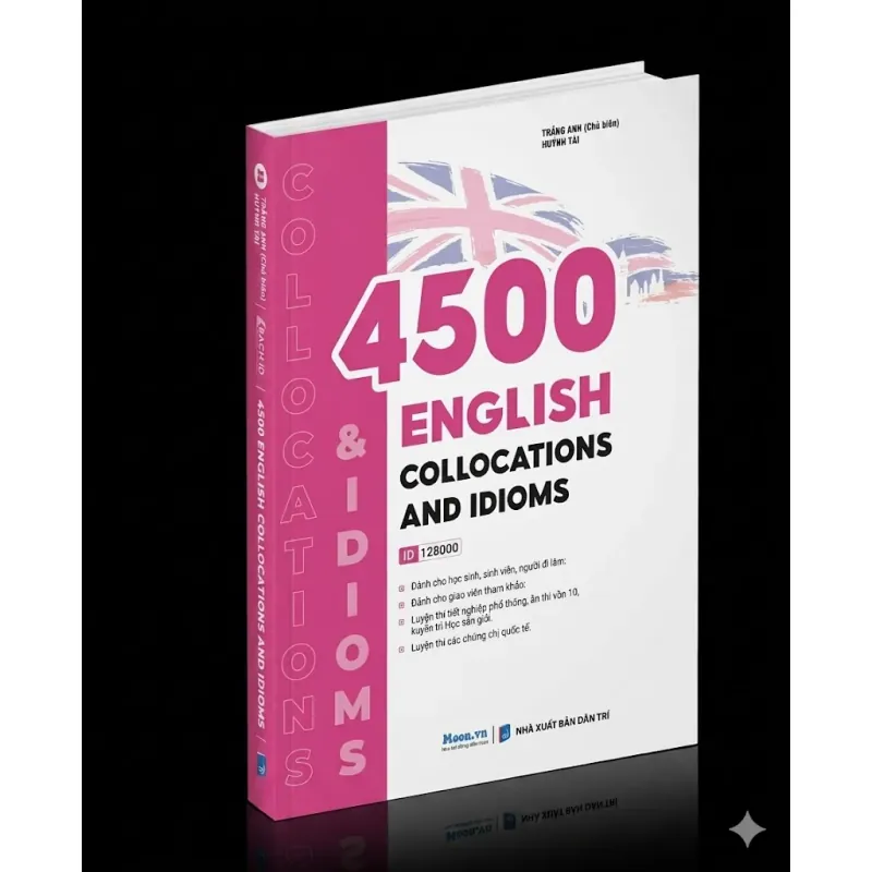 Sách - 4500 English Collocation and Idioms - Moonbook 1024671
