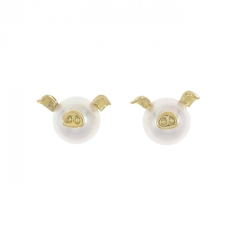 K18YG Bông tai ngọc trai Akoya 8mm - Hàng hiệu Chính hãng 870485