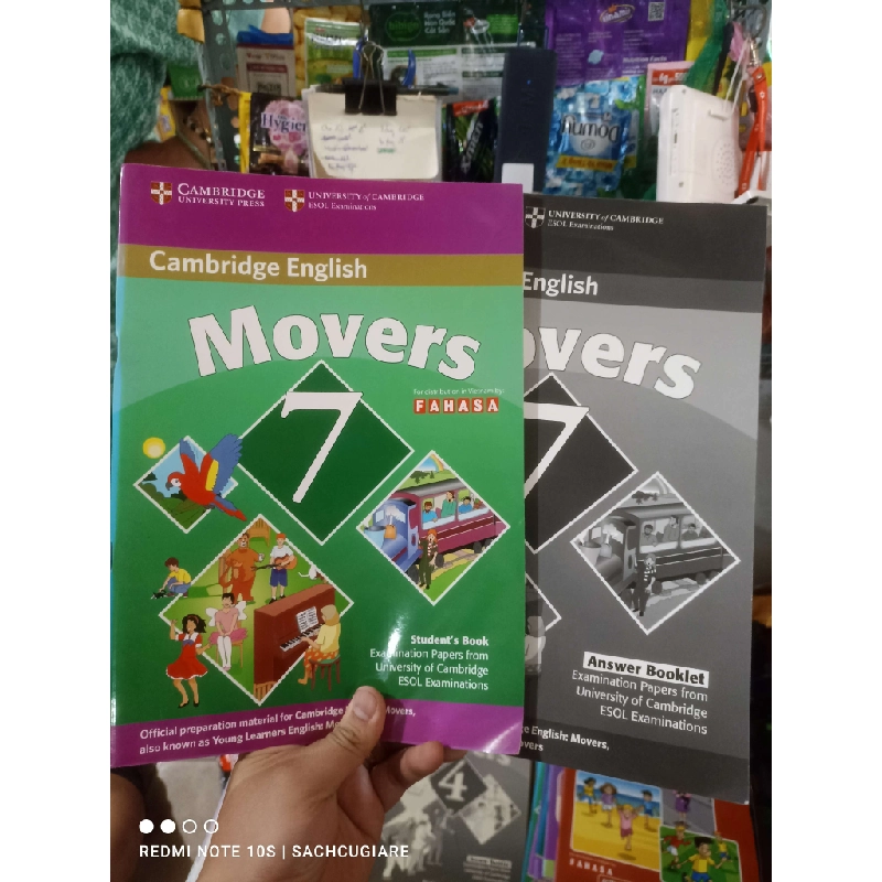 Movers 7 Student's book + Answer Mới 90% chưa viết Sách tự học tiếng Anh HCM2702 930214