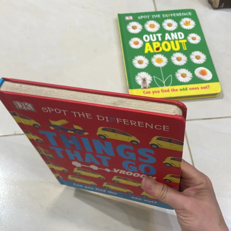NGOẠI VĂN - tiếng anh trẻ em nxb DK nổi tiếng : Spot the Difference THINGS THAT GO  1027815
