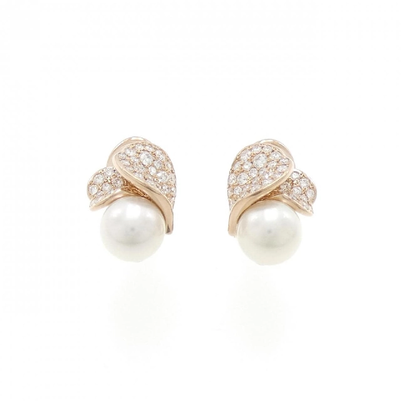 Mikimoto Le Petal Plus Vendôme Hồng Bích Bông Tai 7.7mm - Hàng hiệu Chính hãng 846386