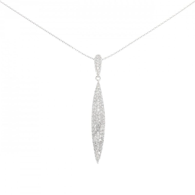 750WG/K18WG Pave Diamond Necklace 1.26CT - Hàng hiệu Chính hãng 860614
