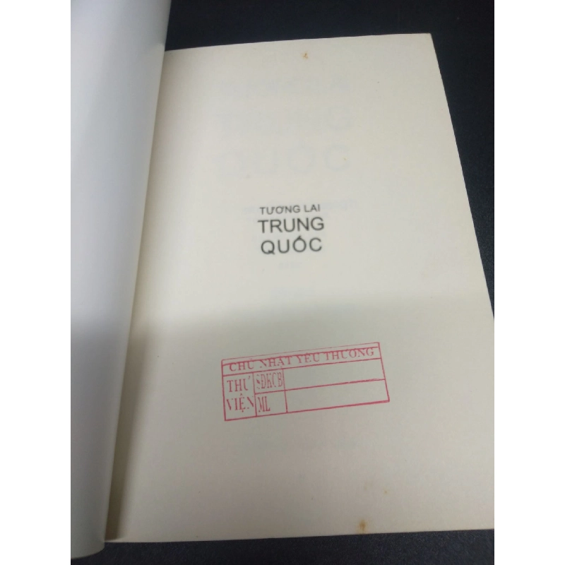 Tương lai Trung Quốc năm 2016 mới 80% ố nhẹ có mộc đỏ đầu sách HCM2602 Trung Quốc 913421