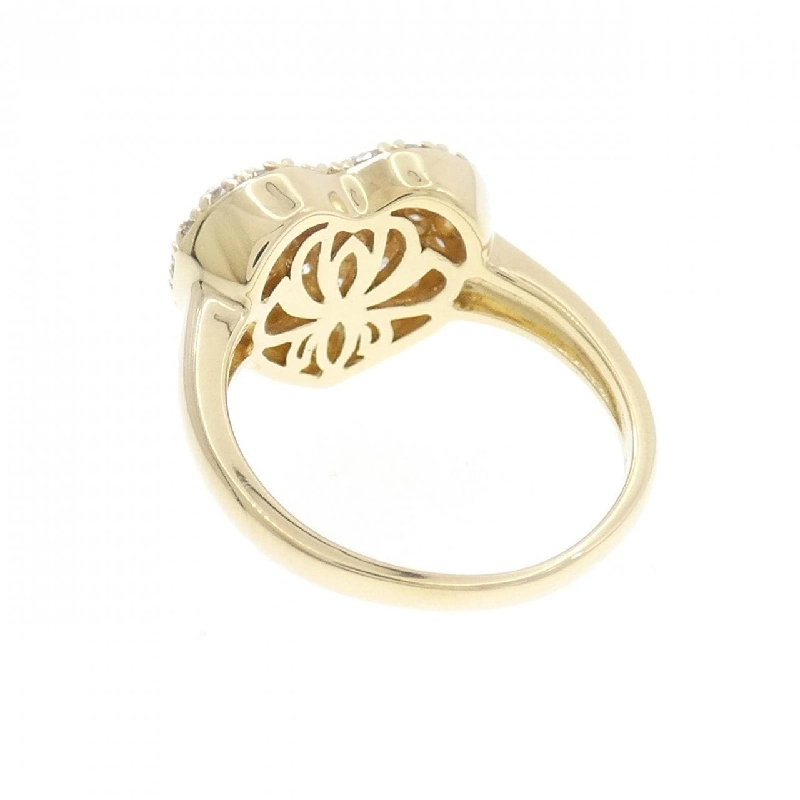 Nhẫn kim cương pavé hình trái tim K18YG 1.06CT - Hàng hiệu chính hãng 846752