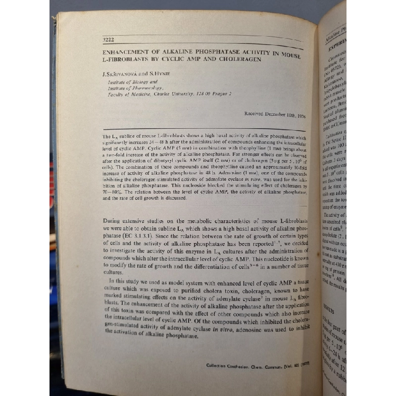 COLLECTION OF CZECHOSLOVAK CHEMICAL COMMUNICATIONS : Volume 42 (11 November 1977) 198583