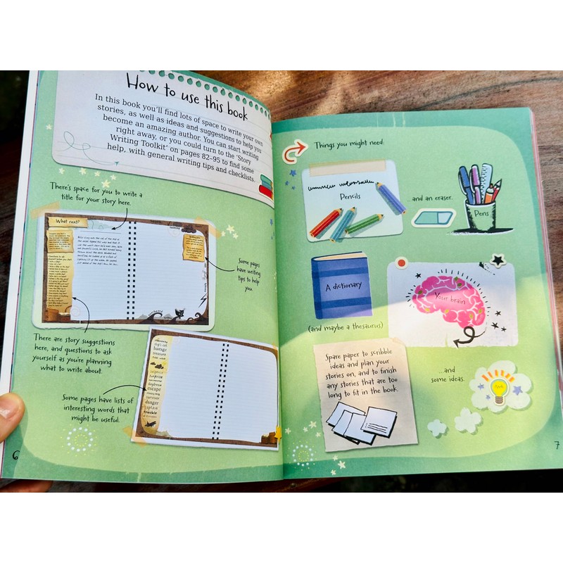 The Usborne Creative Writing Box (bộ 3 cuốn nhập khẩu) 73482