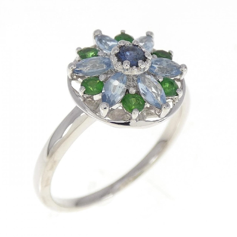 K18WG Nhẫn Đá Màu - Hàng hiệu Chính hãng 856573