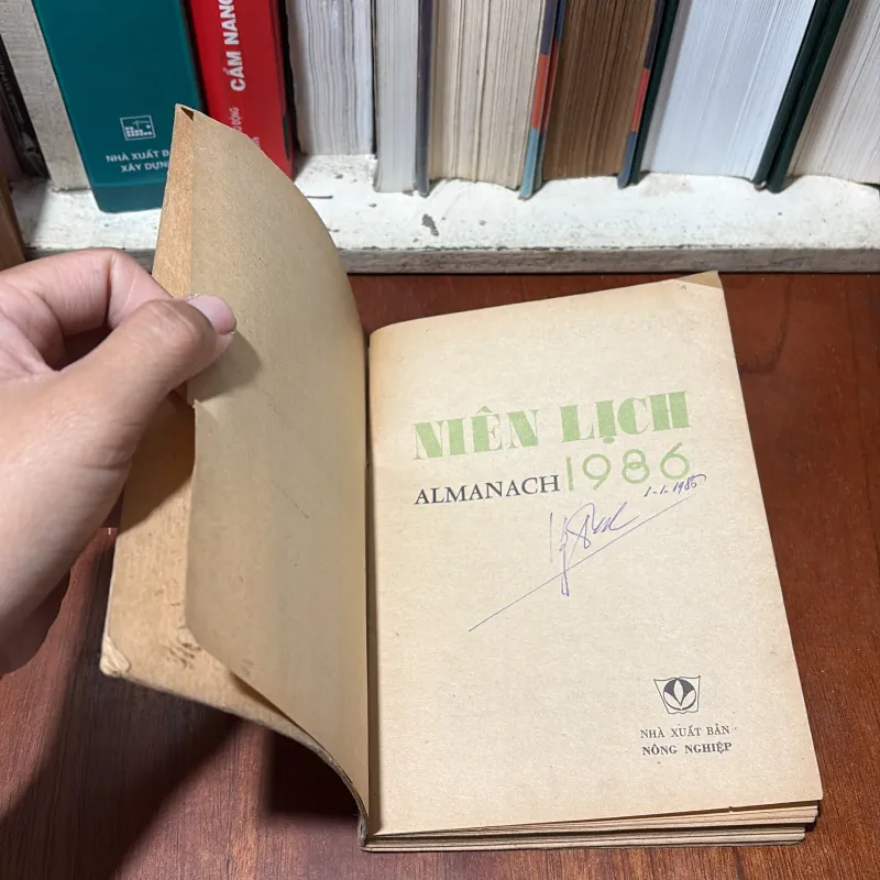 II Sách Phổ Cập Kiến Thức (ALMANACH): Niên Lịch 1986 752198