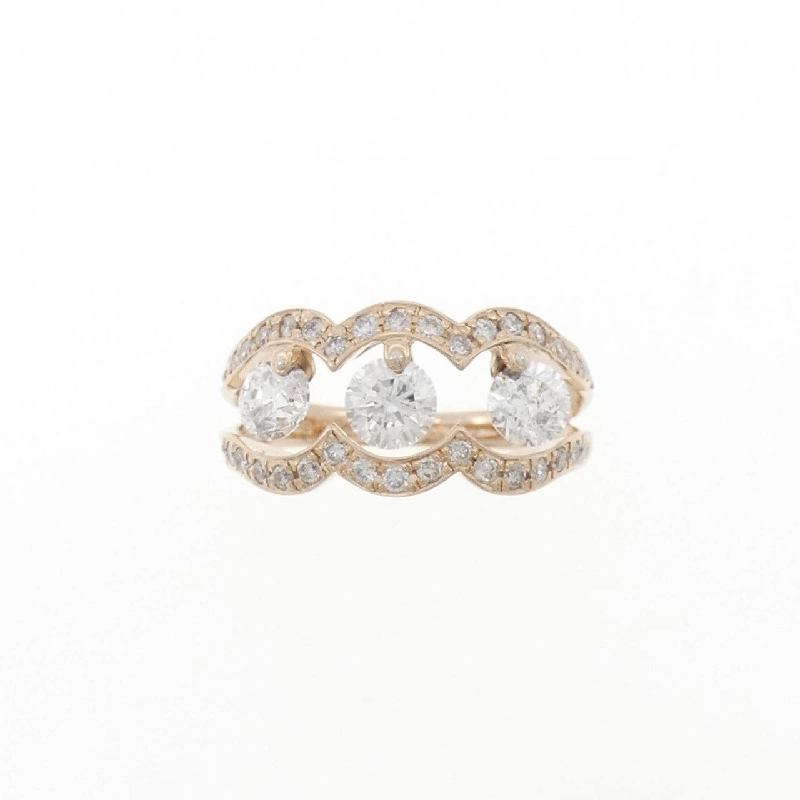 Nhẫn kim cương K18PG 1.002CT 669684