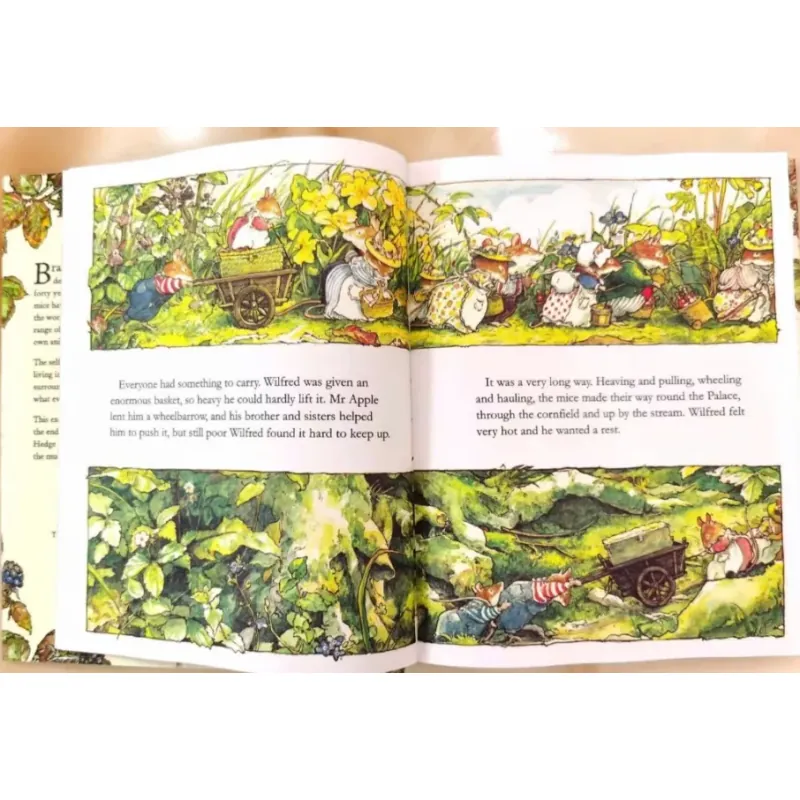 Sách tiếng anh - THE BRAMBLY HEDGE LIBRARY BỘ 1 Cuốn bìa cứng khổ A4 bản gộp 8 truyện 936371