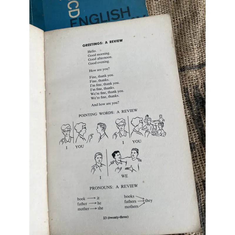 English for today 1,2; xuất bản 1960s 1017698