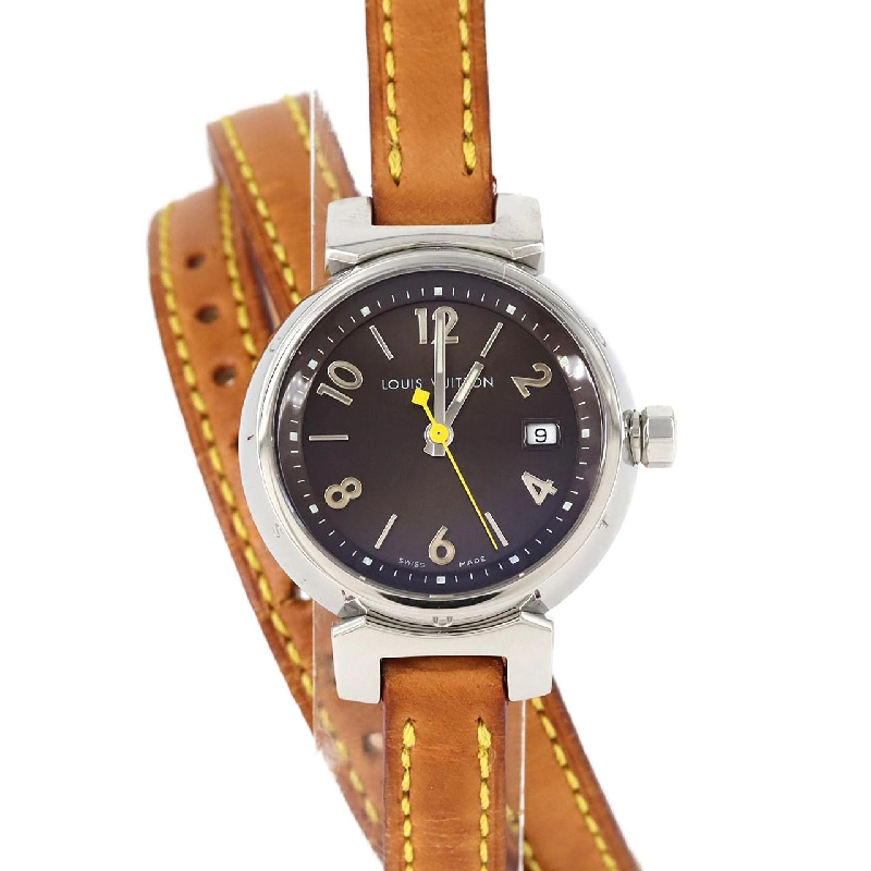 Louis Vuitton Tambour Triple Coiled Q1211 SS Quartz - Hàng hiệu Authentic 871794