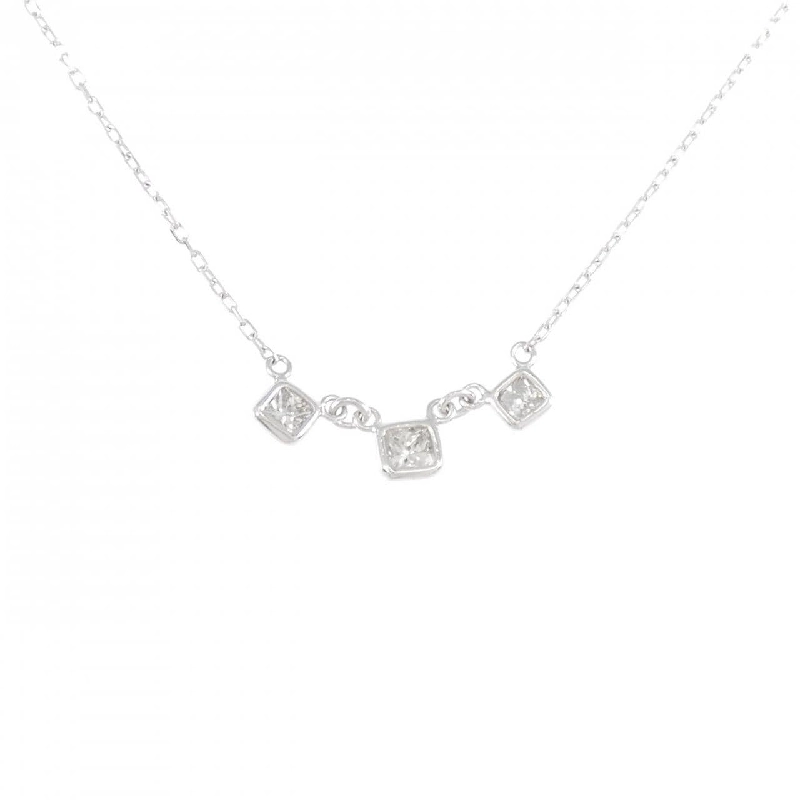 K18WG Dây chuyền kim cương 0.375CT - Hàng hiệu Chính hãng 861985