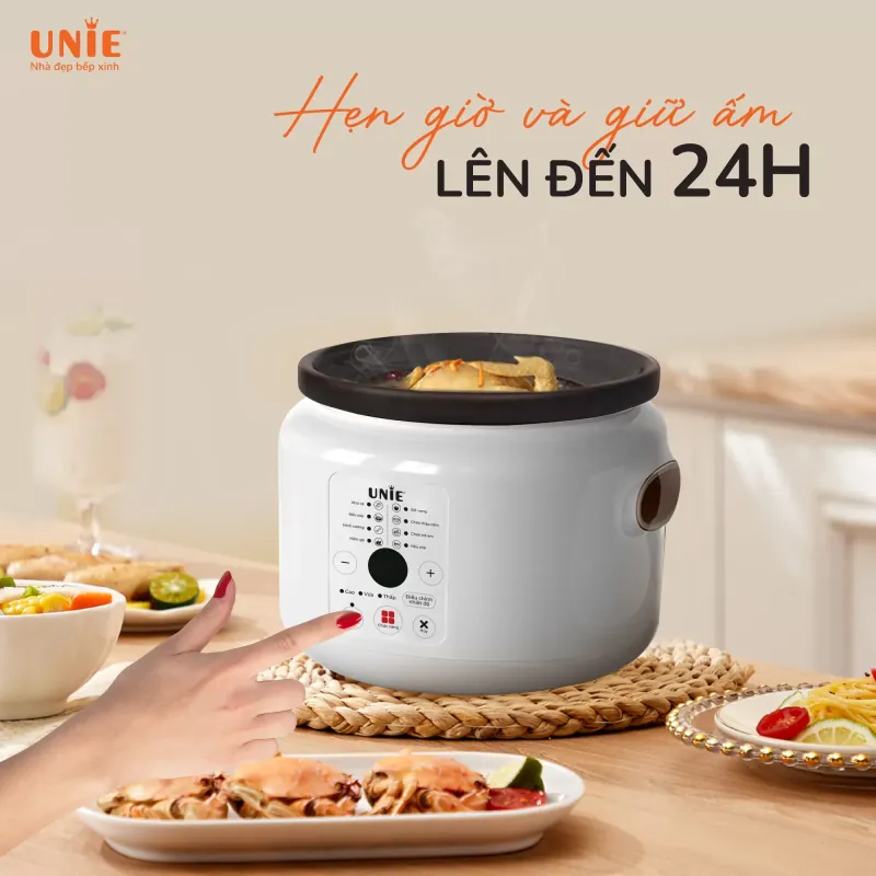 🔥 Nồi kho hầm chuyên dụng UNIE USC208 – Lòng gốm Ceramic cao cấp, nấu ăn ngon chuẩn vị 787257