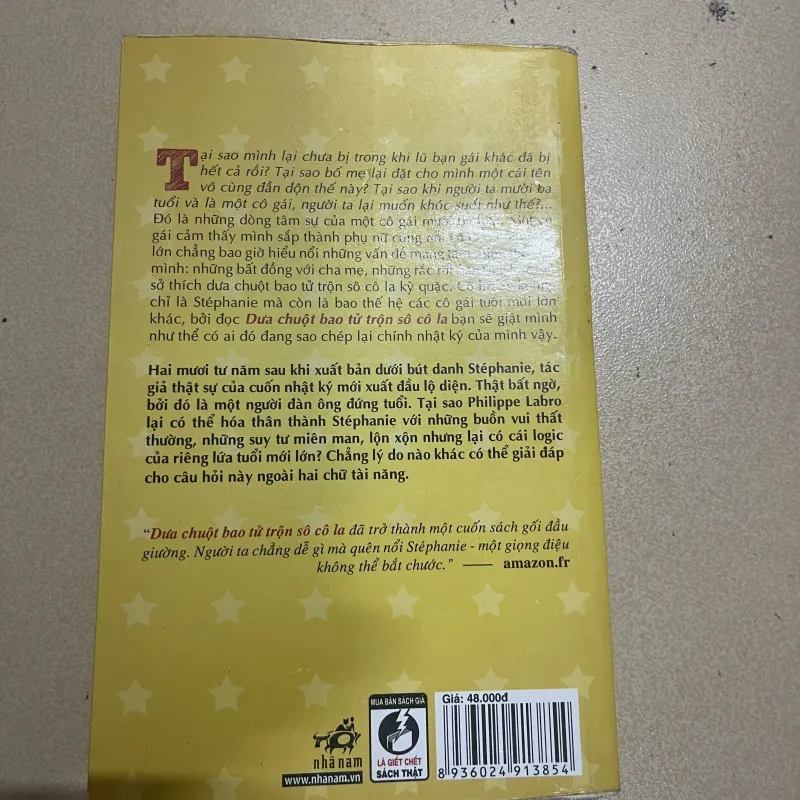 Dưa chuột bao tử trộn socola - Philippe Labro (c47) 927427