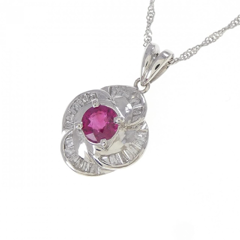 Dây chuyền ruby PT900/PT850 0.59CT - Hàng hiệu Chính hãng 857670